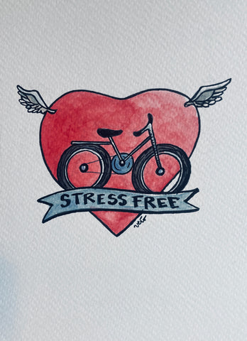 Stress Free -  original drawing