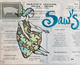 Menu drawing - Saw's