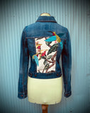 Jacket - Colibris et Gingko - size M.