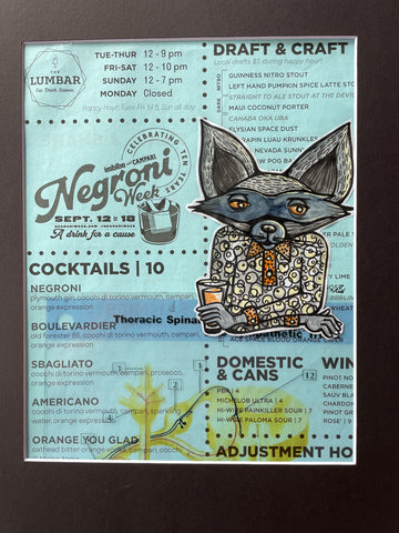 Menu drawing - Bruto