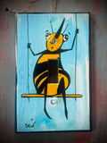 Single Light Switch Plate - Bee