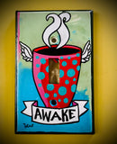 Single Light Switch Plate - Awake