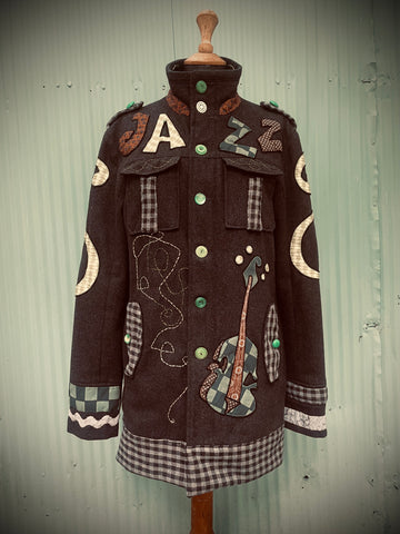 Coat - Ode a Monsieur Sax. Small/Medium.