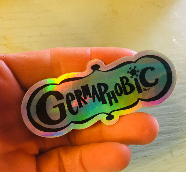 Sticker - Germaphobic – Vero the Traveling Artist