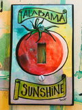 Single Light Switch Plate - Alabama Sunshine