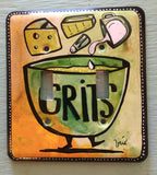 Double Light Switch Plate - Grits