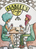 Get a booth at Nabeel's Café - drawing