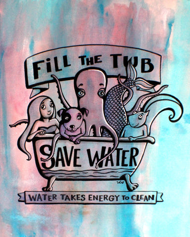 Print - Save water