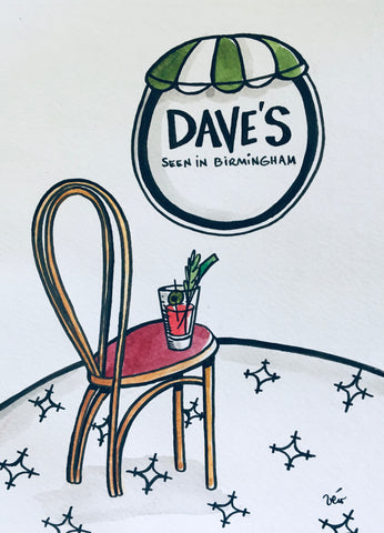 Dave’s Pub - drawing