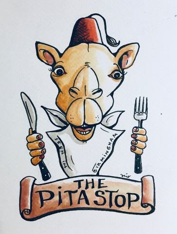 Pita Stop - drawing